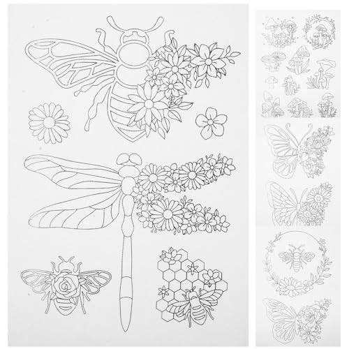 Support de broderie hydrosoluble et papier déchirable pour couture machine - 2
