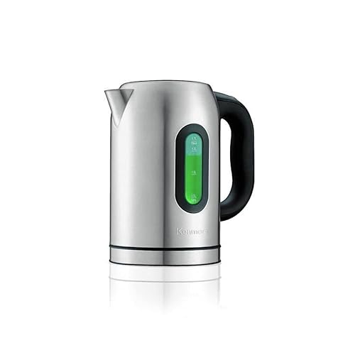 Kenmore Digital Cordless Electric Kettle 1.7L, Stainless Steel Teakettle with