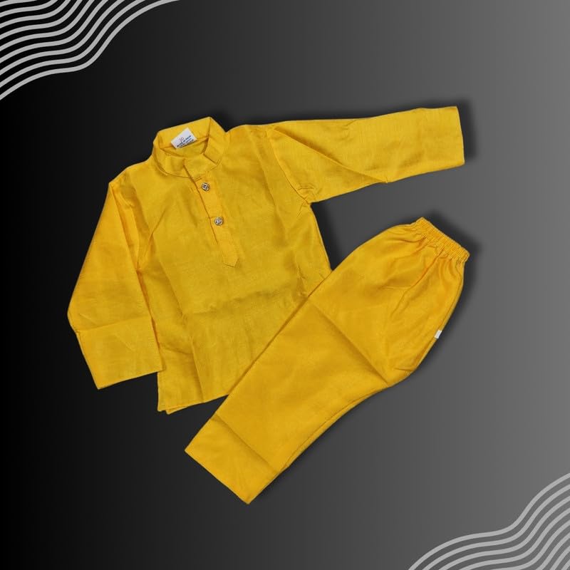 Image of Baby Boys Ethnic Dress Full Sleeves (Coty, Kurta & Pyajama) 0 Month to 4 Year Boy