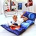 Butterfly Craze Floor Pillow Case, Mattress Bed Lounger Cover, Galaxy Blue, King, Cozy Seating Solution for Kids & Adults, Recliner Cushion, Perfect for Reading, TV Time, Sleepovers & Toddler Nap Mat