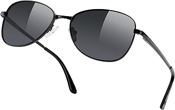 Sunglasses, Unisex, Teardrop Type, Polarized UV400, For Driving, Driving, Fishing, [C] Matte Black