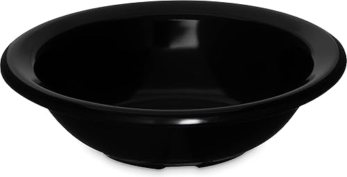 Miniatura 5 de Carlisle FoodService Products Kingline - Frutero de plástico con borde de 4.75 onzas, negro, (paquete de 48)