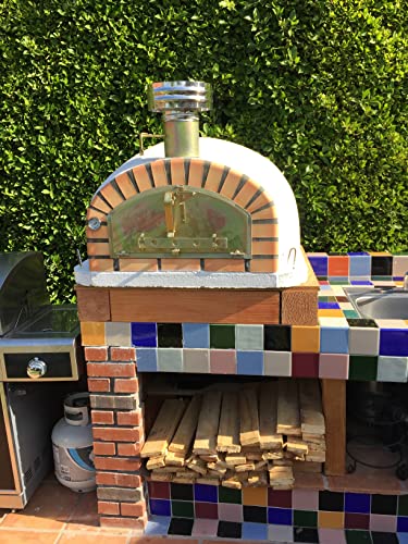 Authentic Pizza Ovens Traditional Brick Pizzaioli, Wood Fire Outdoor Oven #TOP4