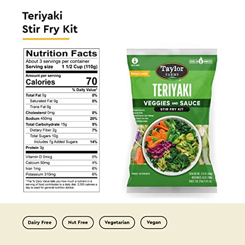 Taylor Farms Teriyaki Stir Fry Kit, 12.5 Oz #TOP1