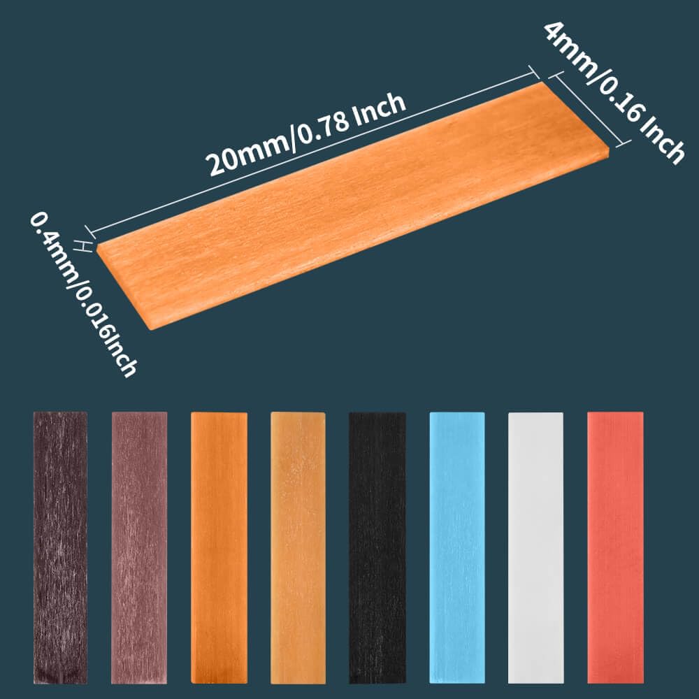 Hanboost 40PCS Ceramic Fiber Whetstone Strips, 180-1200 Grit Polishing Sanding Sticks for Ultrasonic Cutter C1, 3D Print Models, Jewelry & Metal Deburring.