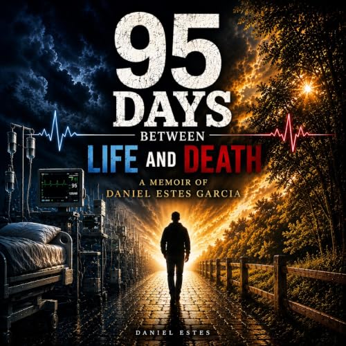 Diseño de la portada del título 95 Days Between Life and Death