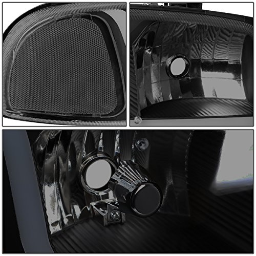 Image of DNA MOTORING HL-LB-SIERRA99-BK-SM-CL1 4PCs LED DRL Strip Headlight+Bumper Lamp Compatible with 99-07 Sierra /Yukon