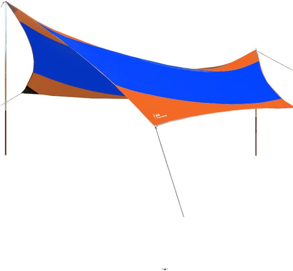 Hasika Escapist Tarp Waterproof Lightweight Large Tarp Shelter Screen-Blue