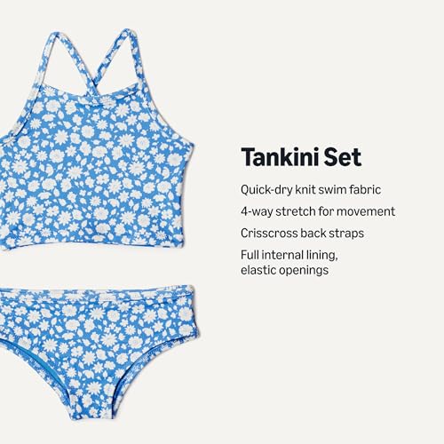 Image of Amazon Essentials Girls and Toddlers' Tankini Set