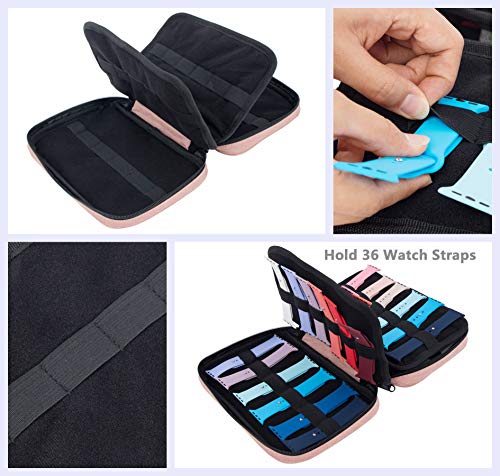 Image of PACMAXI 36 Watch Bands Storage Case - Holds 36 Bands, Fits Most Sizes, Organizer for Watch Straps & Accessories