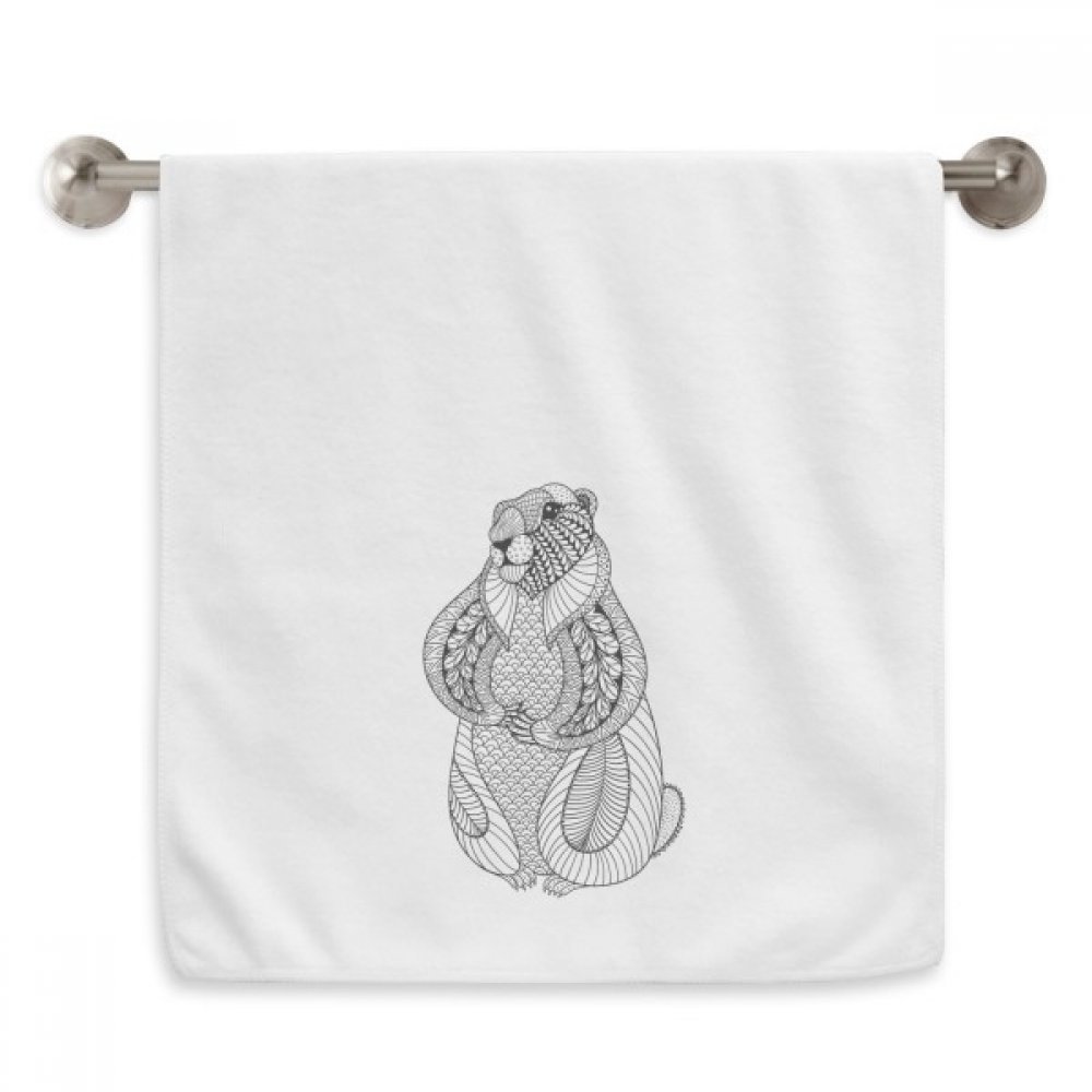 Serviettes débarbouillettes Souris Diadème en textile blanc premium de 13X29 Pouces