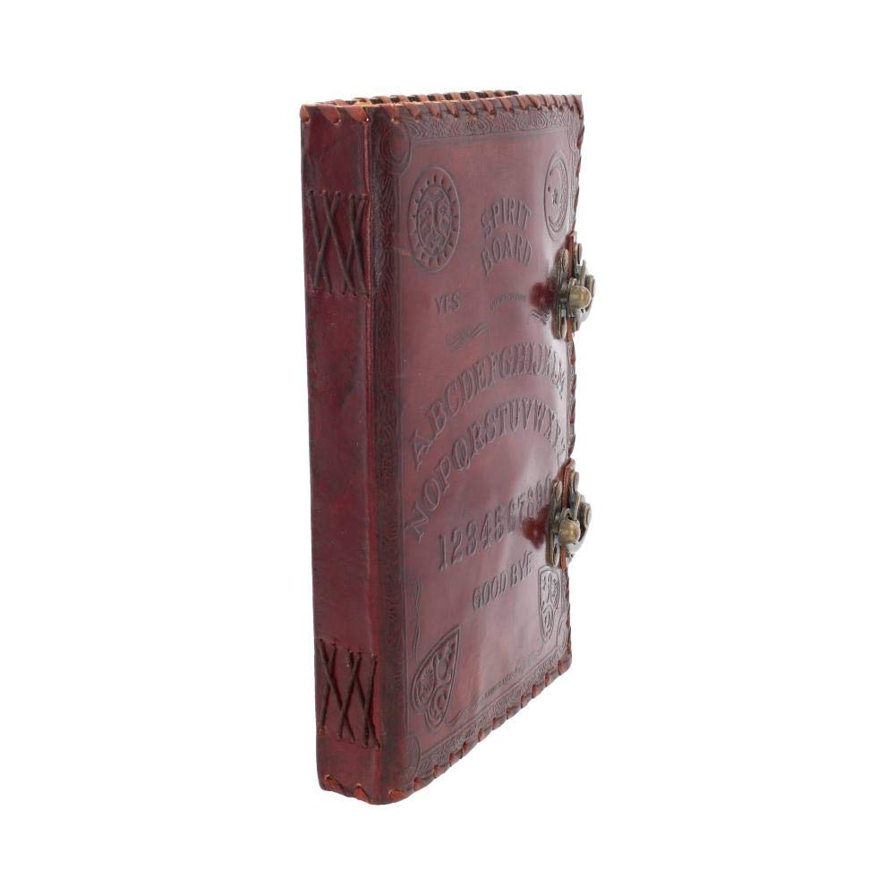 Nemesis Now Spirit Board Journal en cuir avec verrou Marron 28 cm