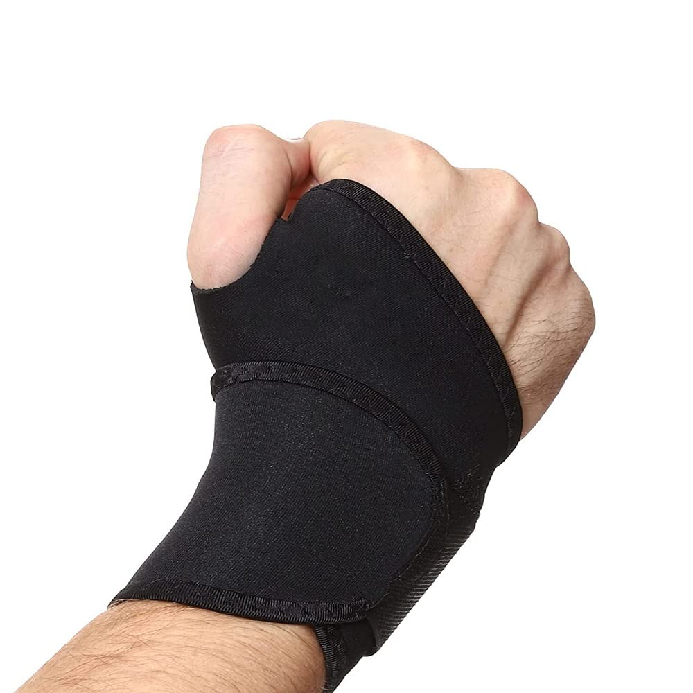HOW (HOUSE OF WISHES) with Device Neoprene Wrist Fitness Band for Gym Cross-Fit Weight Lifting Power Lifting Calisthenics for Men & Women(Black) (B07YPTMZLY) Amazon Price History, Amazon Price Tracker