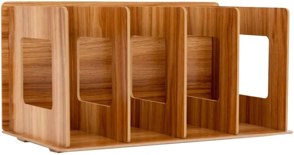 Multi-purpose CD Container Table Top Bookshelf Simple Office Record Rack Supply Desktop Storage Organizer Files