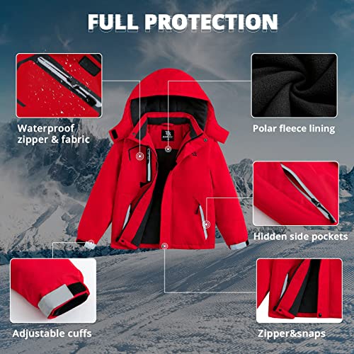 34% Off Simplee kids Girls Waterproof Winter Ski Jacket