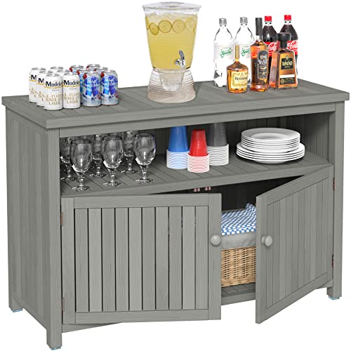 GDLF Outdoor Storage Console Table Sideboard Buffet TV Stand, Furniture for Patio