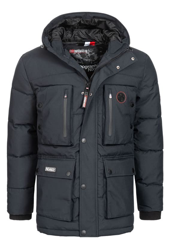 Geographical Norway Albert Men - Parka Ciepła męska Na Jesień-Zima - Płaszcz Mężczyźni - Dla Mężczyzn