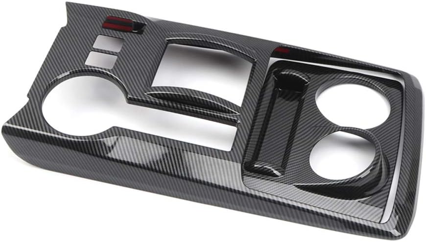 HIGH FLYING for Toyota 4Runner 2010-2024 (with H4L-H4F Switch) Car Accessories Center Console Gear Shift Panel Cover Trim ABS Carbon Fiber Grain 2pcs (Not Fit RHD)