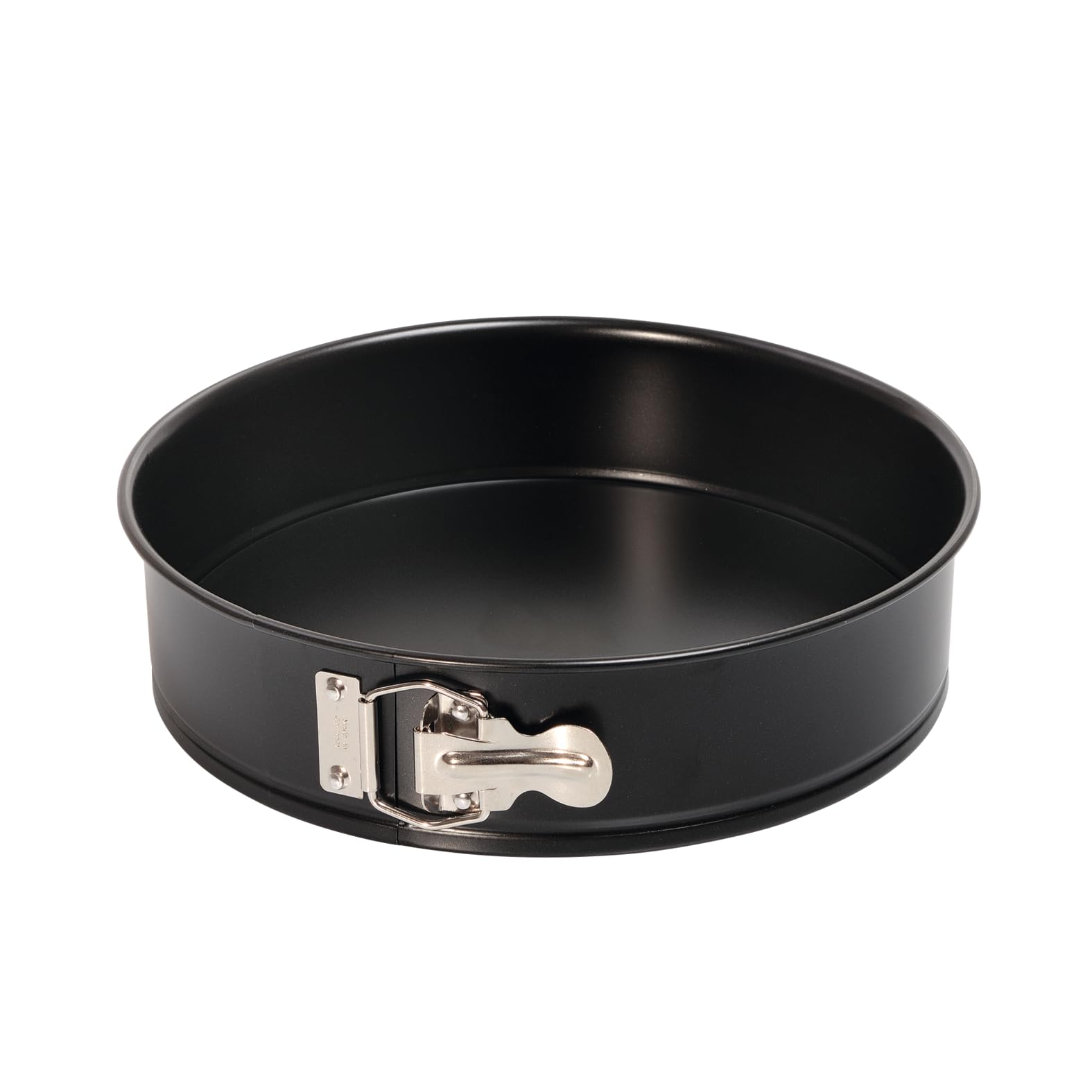 Original Kaiser Classic Springform 26 cm rund, Flachboden runde Backform antihaftbeschichtet, Kuchenform auslaufsicher, schwarz