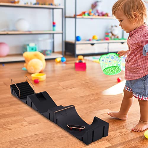 Rampas de escala,6 em 1 Dedo Inodoro Skatepark - Kit de skate de dedo para meninos, meninas e adulto