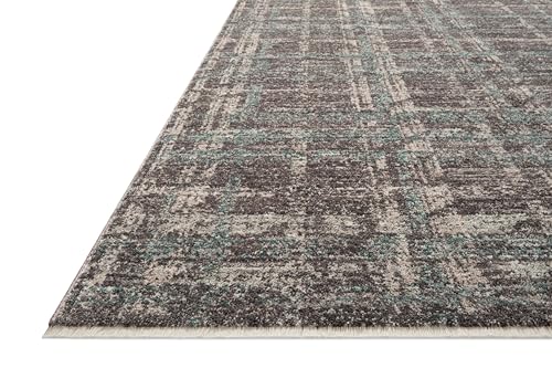Image of Loloi Angela Rose Ember Espresso /Multi 2'-3 inch x 3'-10 inch Accent Rug | EMB-08 Approx. 2x4 Brown Entryway Kitchen, Modern, Timeless, Neutral, Accent Rug