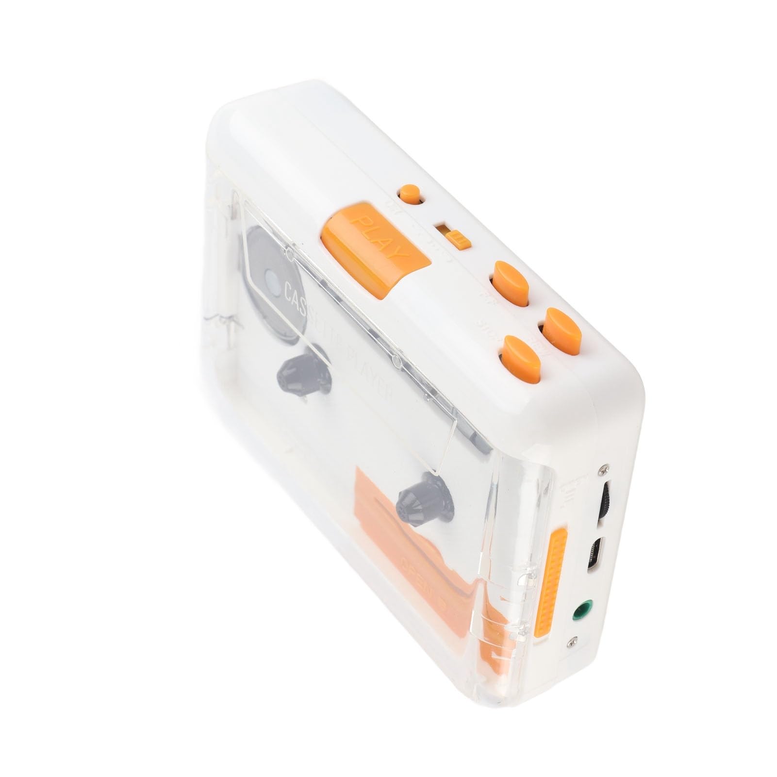 Kassettenspieler, Kassette zu MP3 Konvertierer, tragbarer Audiokassettenspieler wandelt Kassetten und Bänder über USB in MP3/CD um