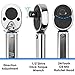 PTSTEL 1/2 Inch Drive Click Torque Wrench (10-150 ft.-lb.) Dual-Direction Adjustable Torque Wrench Set with 1/2-3/8 Adapter and 1/2''5''Extension Bar Accurate Calibration