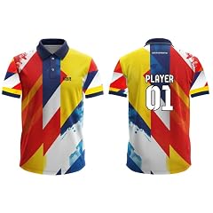Dika Sports Custom Soccer Jersey Cricket t-Shirt Training Cricket White Jersey for men5xl t Shirts for Men | 2 Year to 5XL