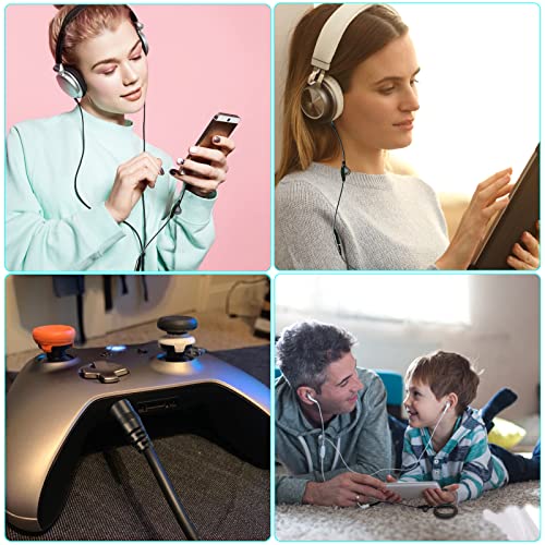 image for PChero 6.6 FT Extension Cable with Volume Control, 3.5mm Male to 3.5mm