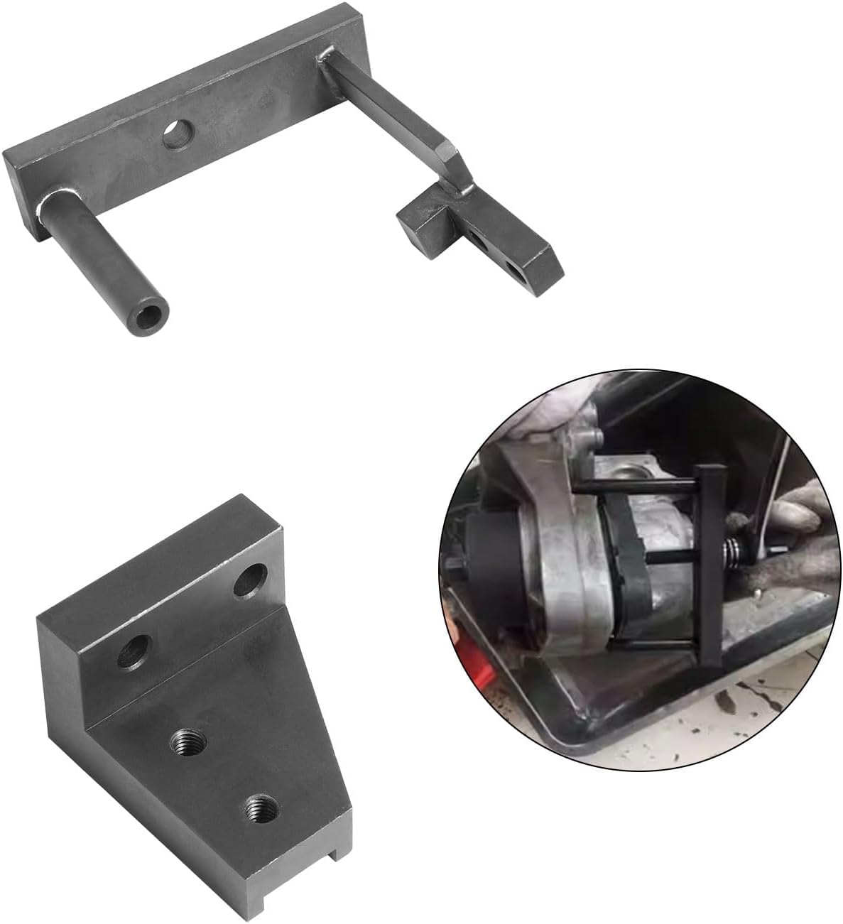 DPTOOL Kit d'extraction et d'installation de bague de transmission en caoutchouc compatible avec BMW E90 E91 E92 E60 E61 F07 F10 F11 F01 F02 E84 Outil d'installation 221040