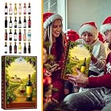 Wein-Adventskalender 2025, 2025 Wein-Adventskalender, 24 Tage Weihnachts-Adventskalenderboxen, eine tägliche Verkostungsreise durch die vielfältigen Aromen der Weine