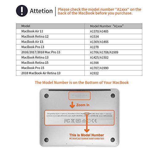 Goofly Capa Macbook Air 13,3 &Quot;Capa Fina Super Fina Para Laptop Compatível Com 2018 Macbook Air
