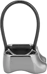 Grigri descendente de escalada ao ar livre para rapel e amarração seguros com ranhura de fricção em forma de V e slots duplos