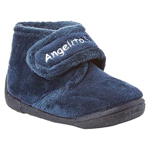 Zapatillas de estar por Casa para Niños y Niñas mod.130. Calzado Infantil Made in Spain, Garantia de Calidad. (18, Azul Marino)