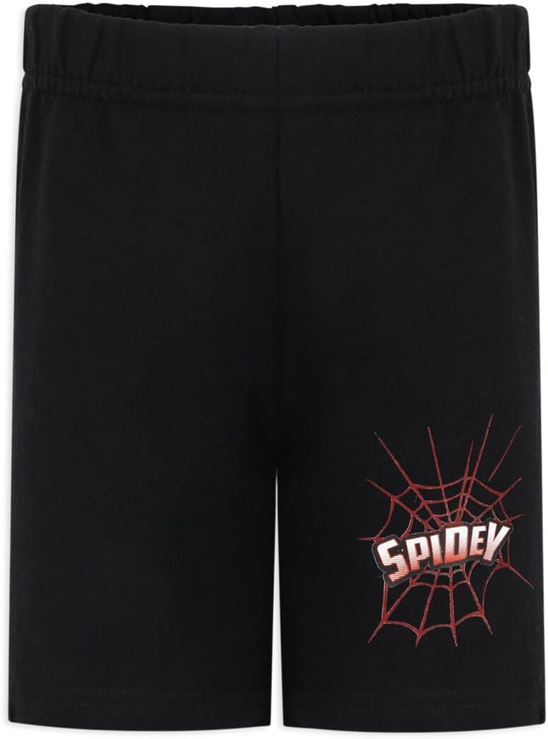 Marvel Spider-Man Boys Tie Dye Short Sleeve Shirt and Shorts Set for Toddler and Big Kids - Image 6