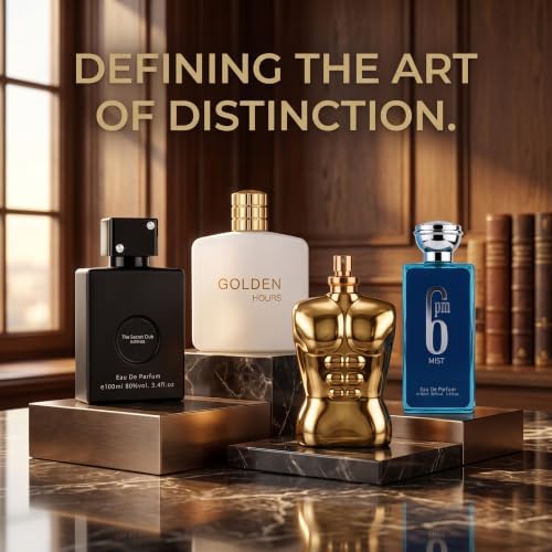 Hybrid & Company Men's 4 Pcs 6 Pm Mist The Secret Club Sean'S Boutique Gold Elixir Golden Spray Eau De Perfume Toilette - 3