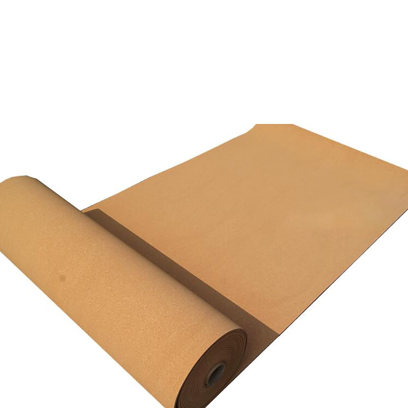 Pannello Sughero, Grande Rotolo Di Sughero, Tavola Sughero Ad Alta Densità, Isolante Termico Acustico, 6mm 8mm Spessore, Per Il Pavimento Di Casa Marrone(Thick 8mm,0.6mx1m(2ftx3.3ft))