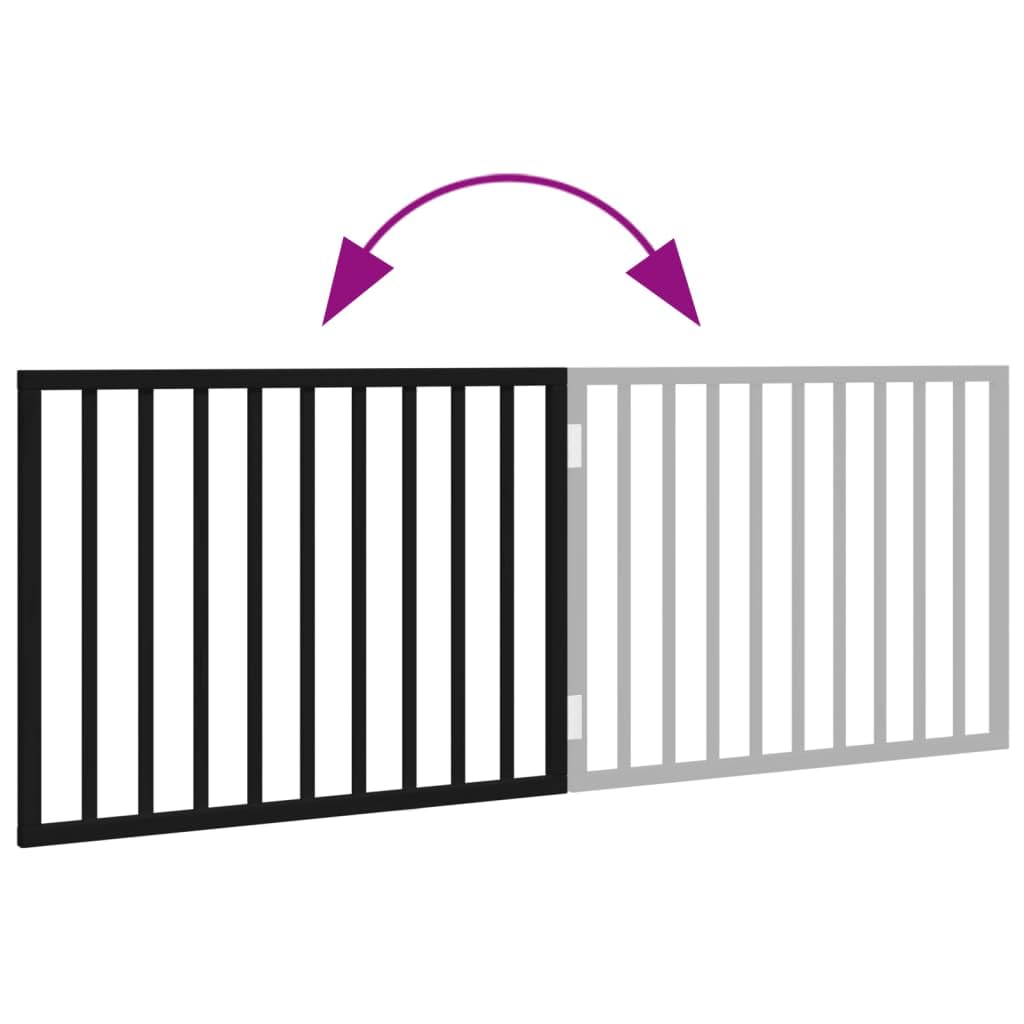 Rejilla plegable para perros, 2 paneles, de madera de álamo de 160 cm, independiente, plegable, portátil, para perreras, cañones, cachorros, protección, seguridad, entrenamiento en el jardín