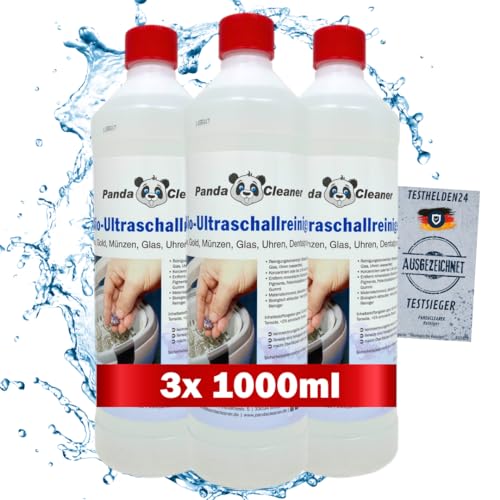 Limpiador ultrasónico PANDACLEANER® concentrado de 3000ml para un brillo impecable en tus gafas