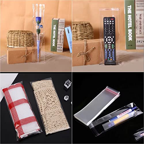 Sachet cellophane transparent 5x20 cm pour protéger vos bijoux et conserver vos biscuits faits maison