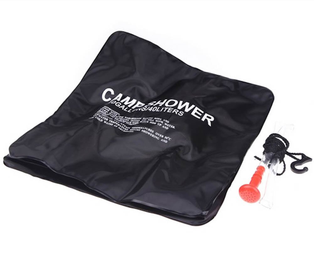 Banner Bonnie 40L 10 Gallon Camping Hiking Solar Heated Camp Shower Bag Outdoor Shower Water Bag 40L
