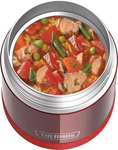 Image of Thermos F30020PE6 Funtainer 10 oz, Hot Pepper Red Insulated Food Jar, 10oz
