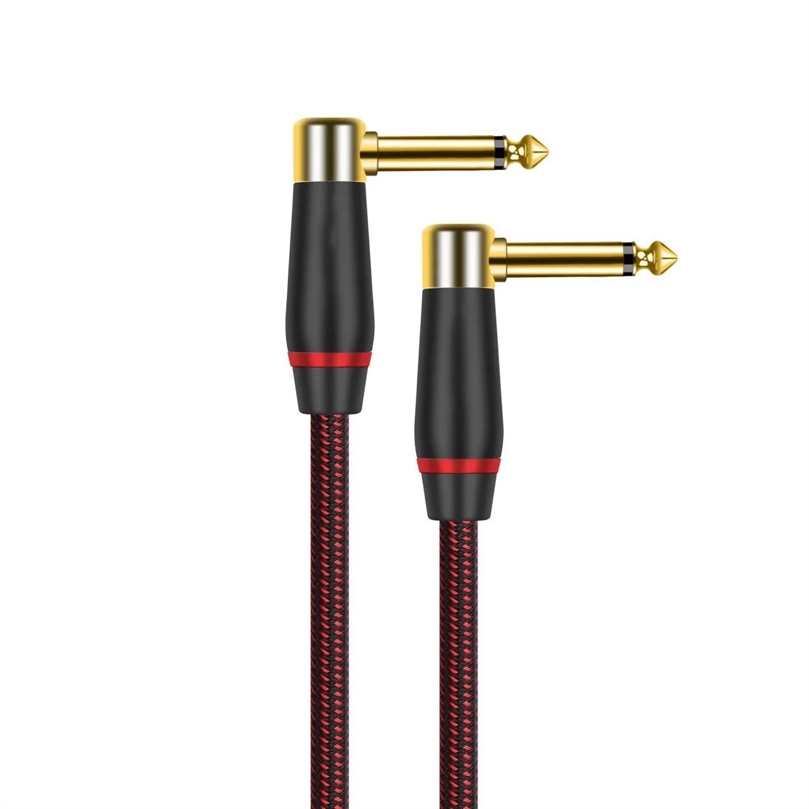 Cavo Audio Er Chitarra Cavo audio per chitarra jack placcato oro da 6,5 ​​mm a 6,5 ​​mm 1/4 "maschio a maschio (Color : 3, Size : 2m)