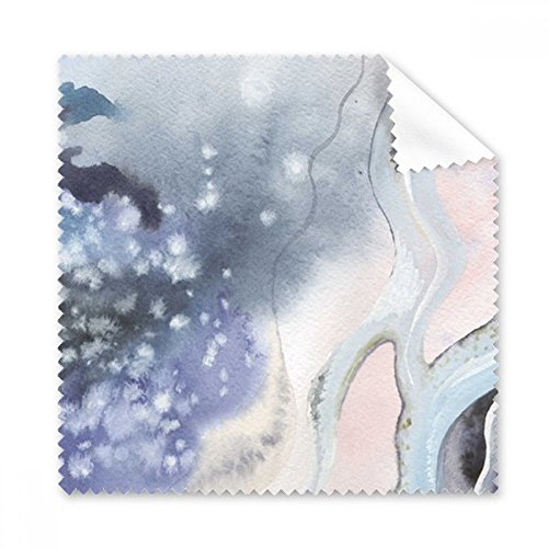 Écran propre sans trace avec le tissu aquarelle résumé pour lunettes 5pcs