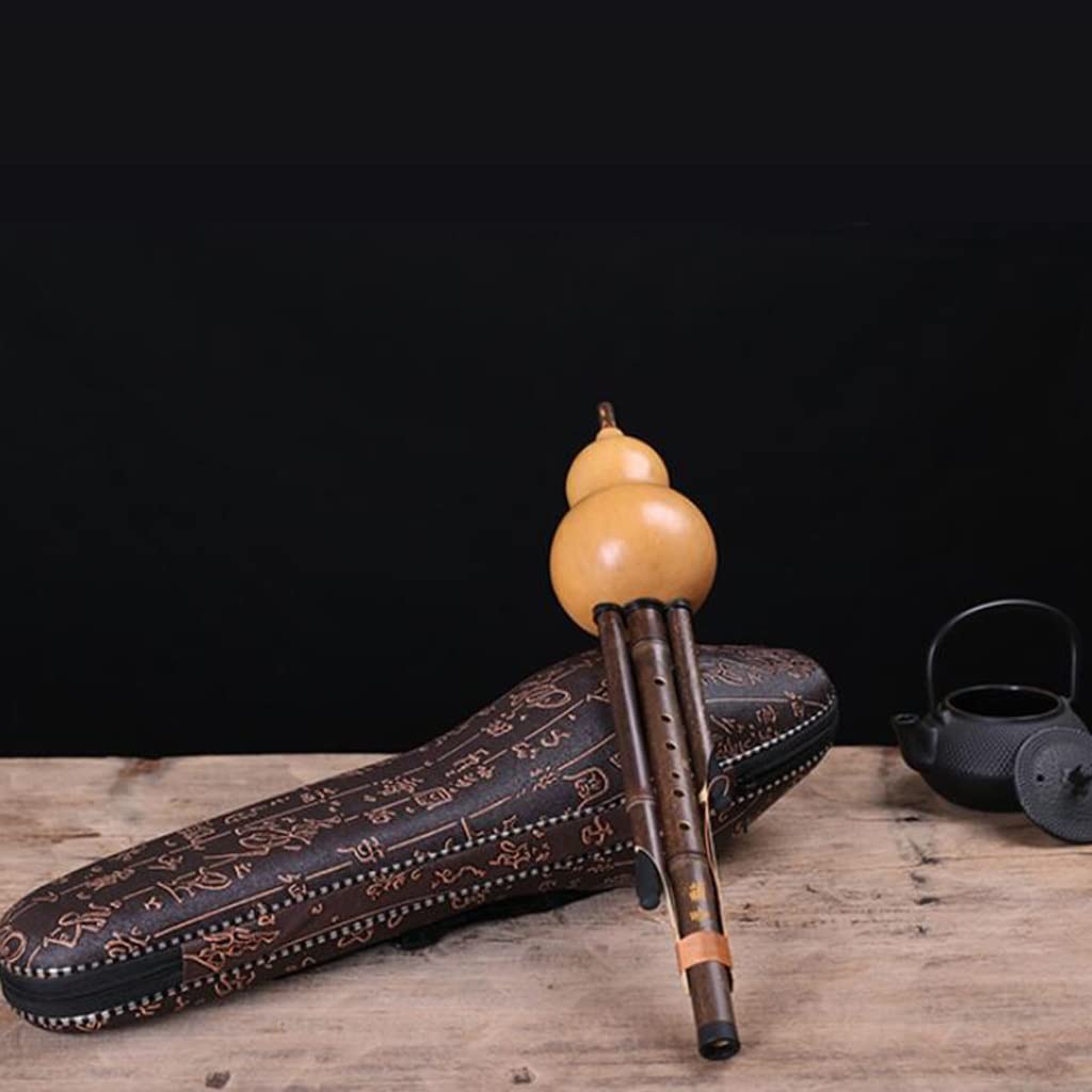 Flauti Strumento Cucurbita A 7 Fori Flauto di Zucca di bambù Viola Strumento Musicale per Esami per Adulti per Studenti di Prestazioni Professionali per Chi AMA La Musica Strumenti a fiato