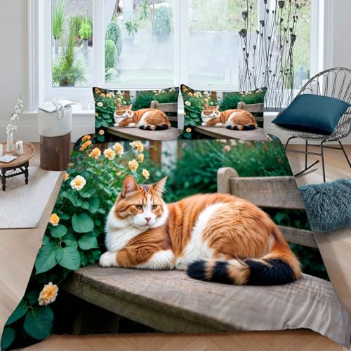 布団カバーセット ダブル 3点セ 動物 寝具カバーセット布団カバーポリエステル100% 優しい肌触り 柔らかい 通気性 速乾タイプ防ダニ四季通用(170x210cm)2 枕カバー(43x63cm)