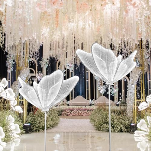 Lampe LED allée de mariage lot de 2 projecteurs décoratifs pour scène en T