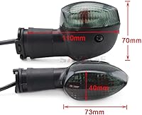 Vista 3 de 2 luces intermitentes intermitentes para Yamaha FZ07 FZ 09 FZ-1NFazer FZ8 FZ-6NS FJ09