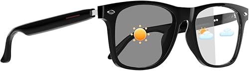 Miniatura 12 de Lentes inteligentes AI, lentes AI con tecnología ChatGPT, lentes de cambio de color, admiten 169 idiomas, traducción en tiempo real a través de la