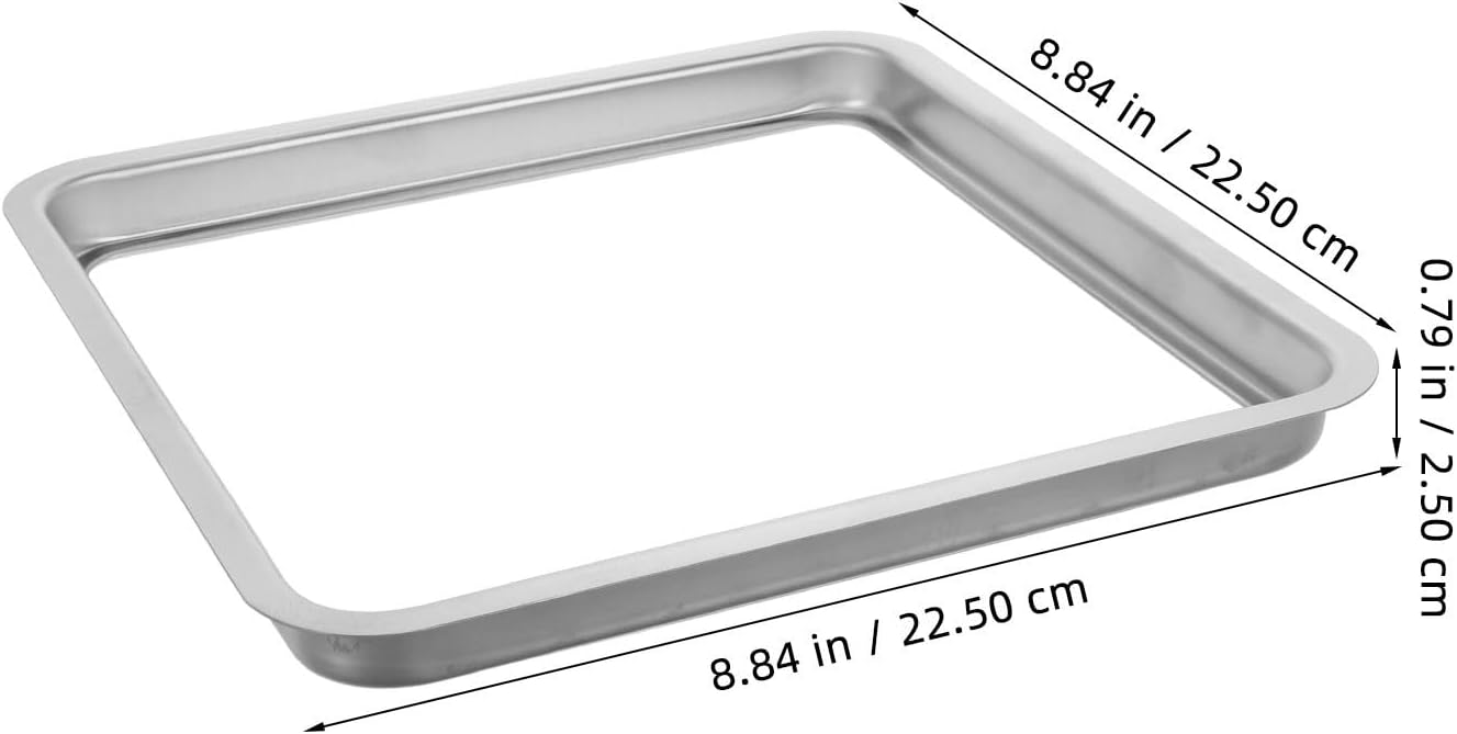 Stainless Steel Trash Can Lid, round Countertop Recessed Cover